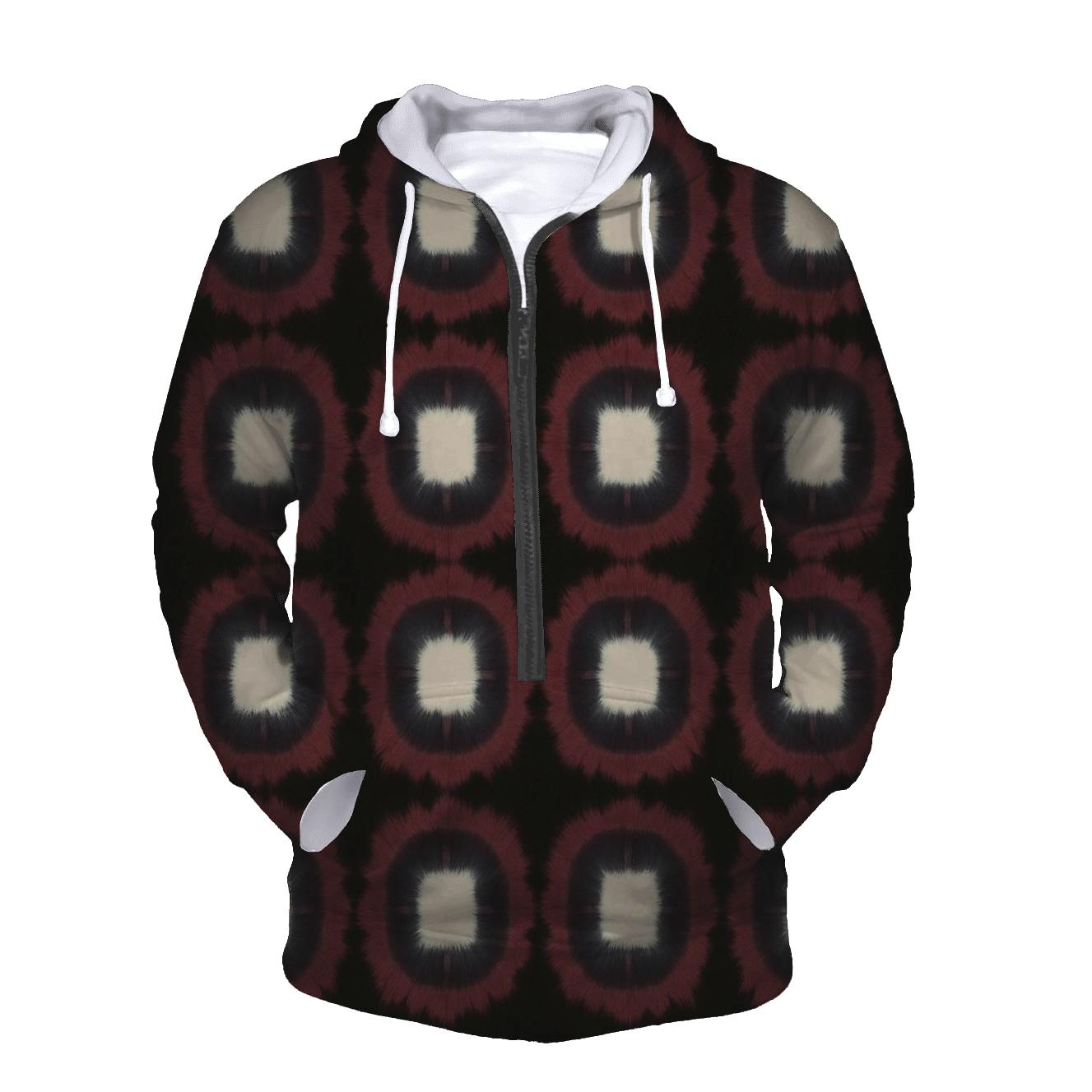 Itajime Eclipse Clamp Grid printed hoodies