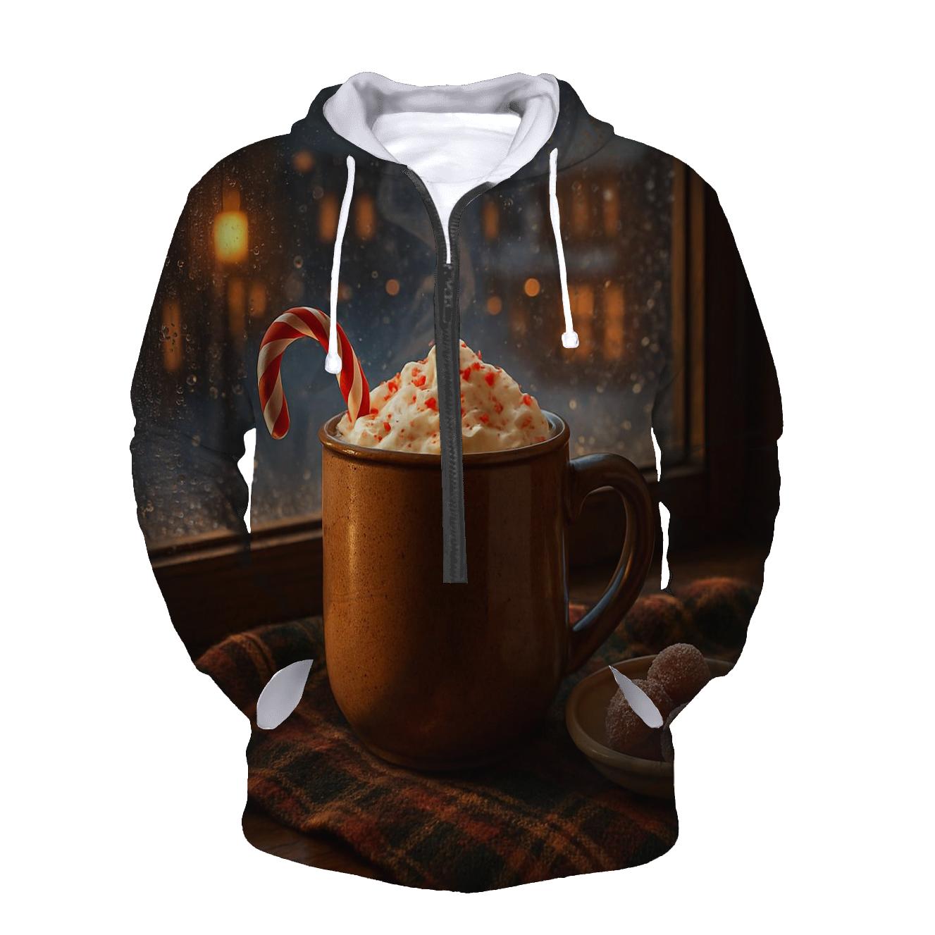 Sugarplum Window Snowfall hoodie trends