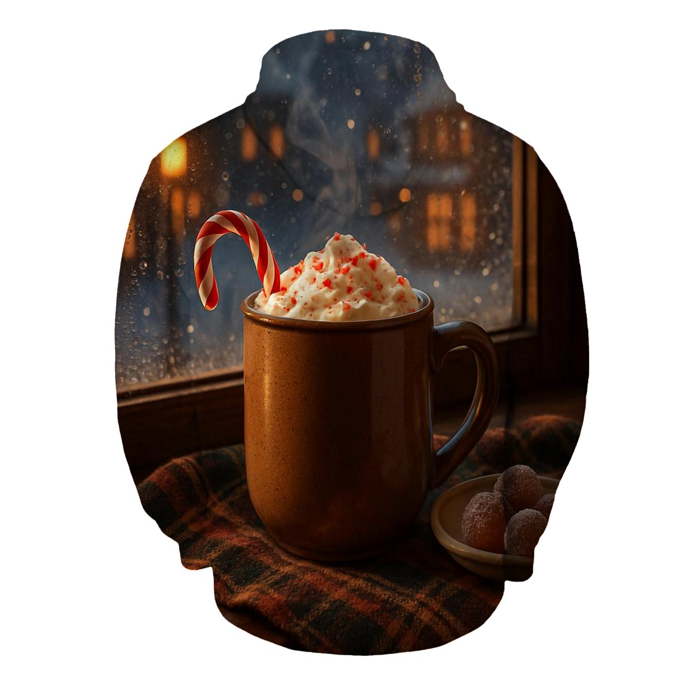 Sugarplum Window Snowfall hoodie trends