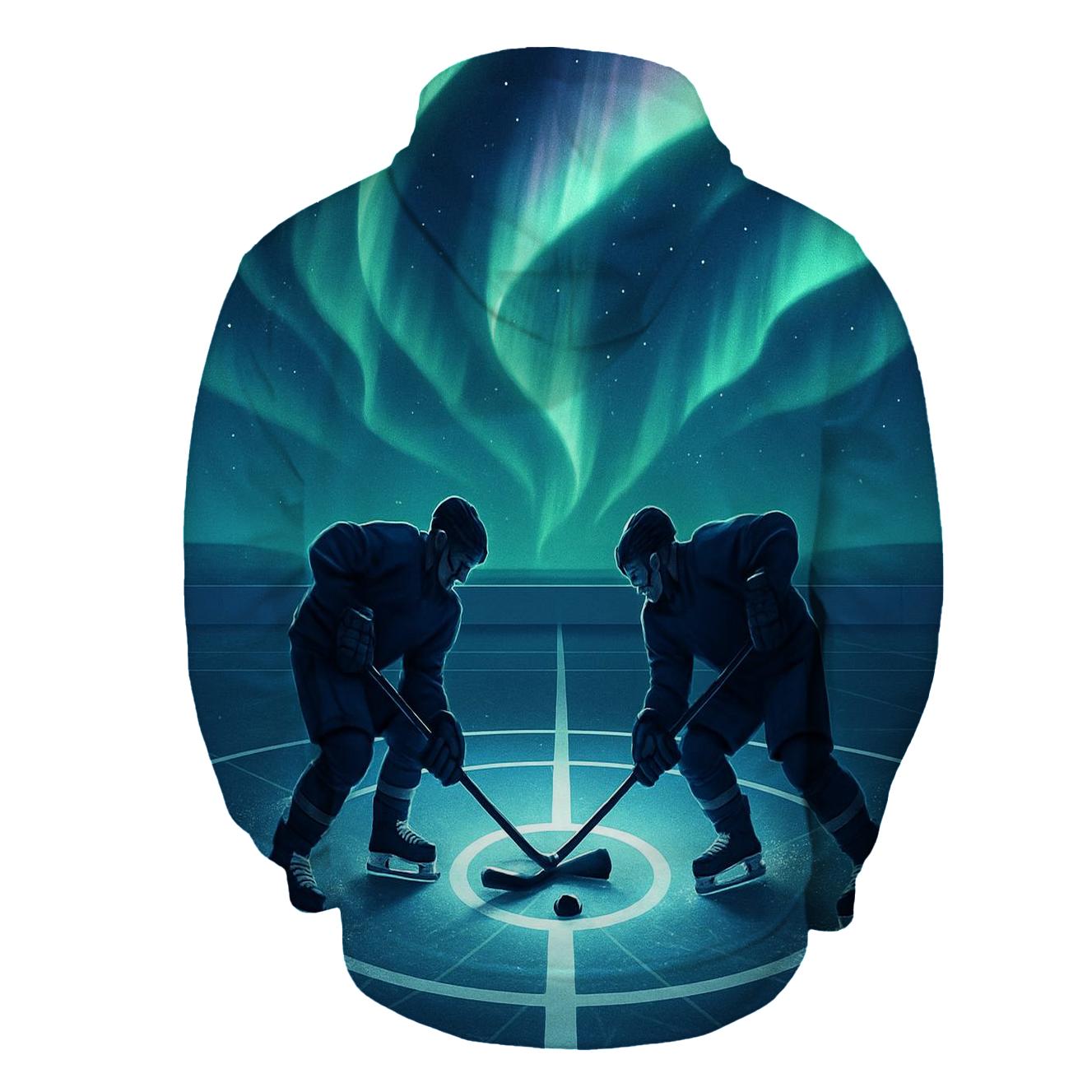 Aurora Ice Hockey Faceoff zip-up hoodies