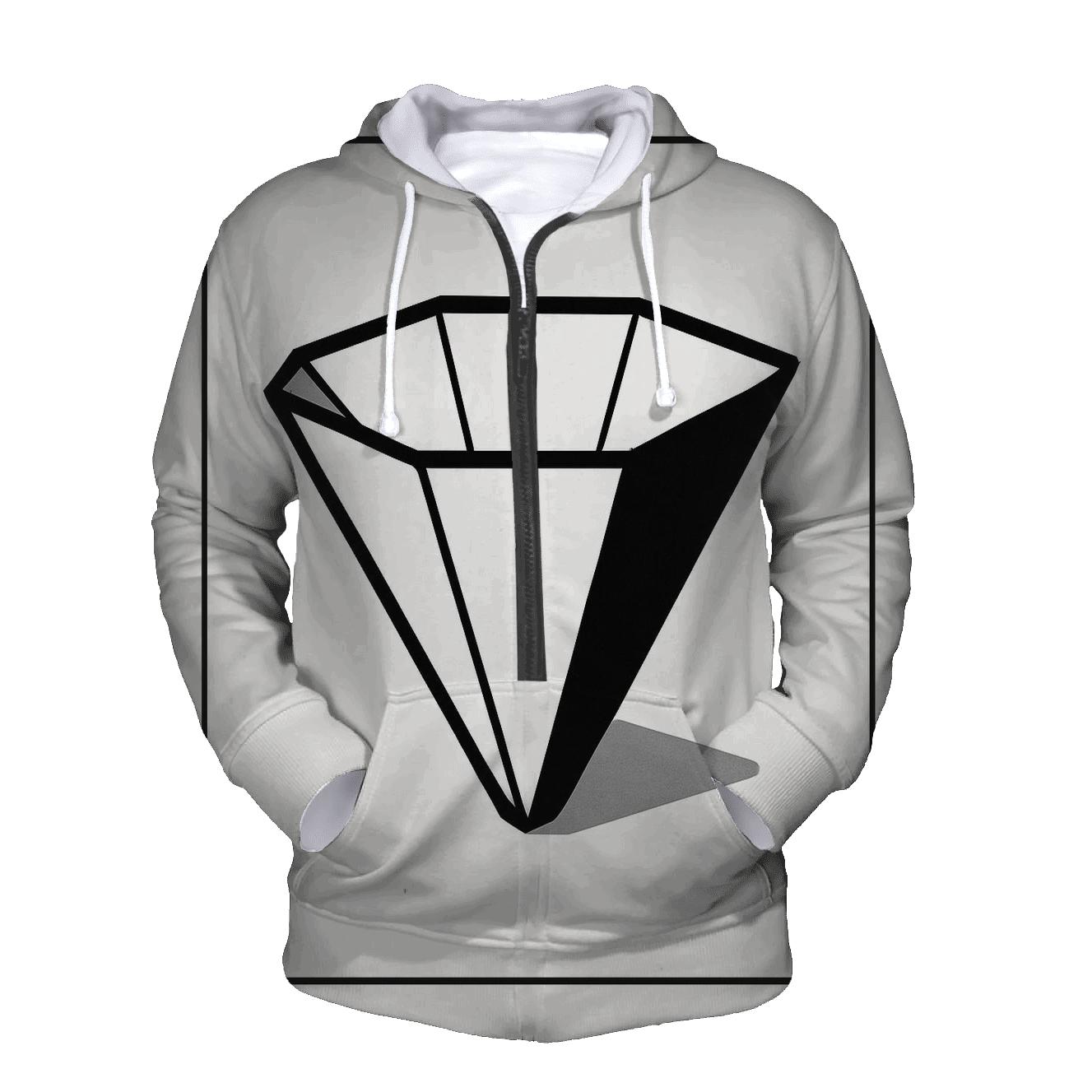Filter Fold Geometry designer hoodies