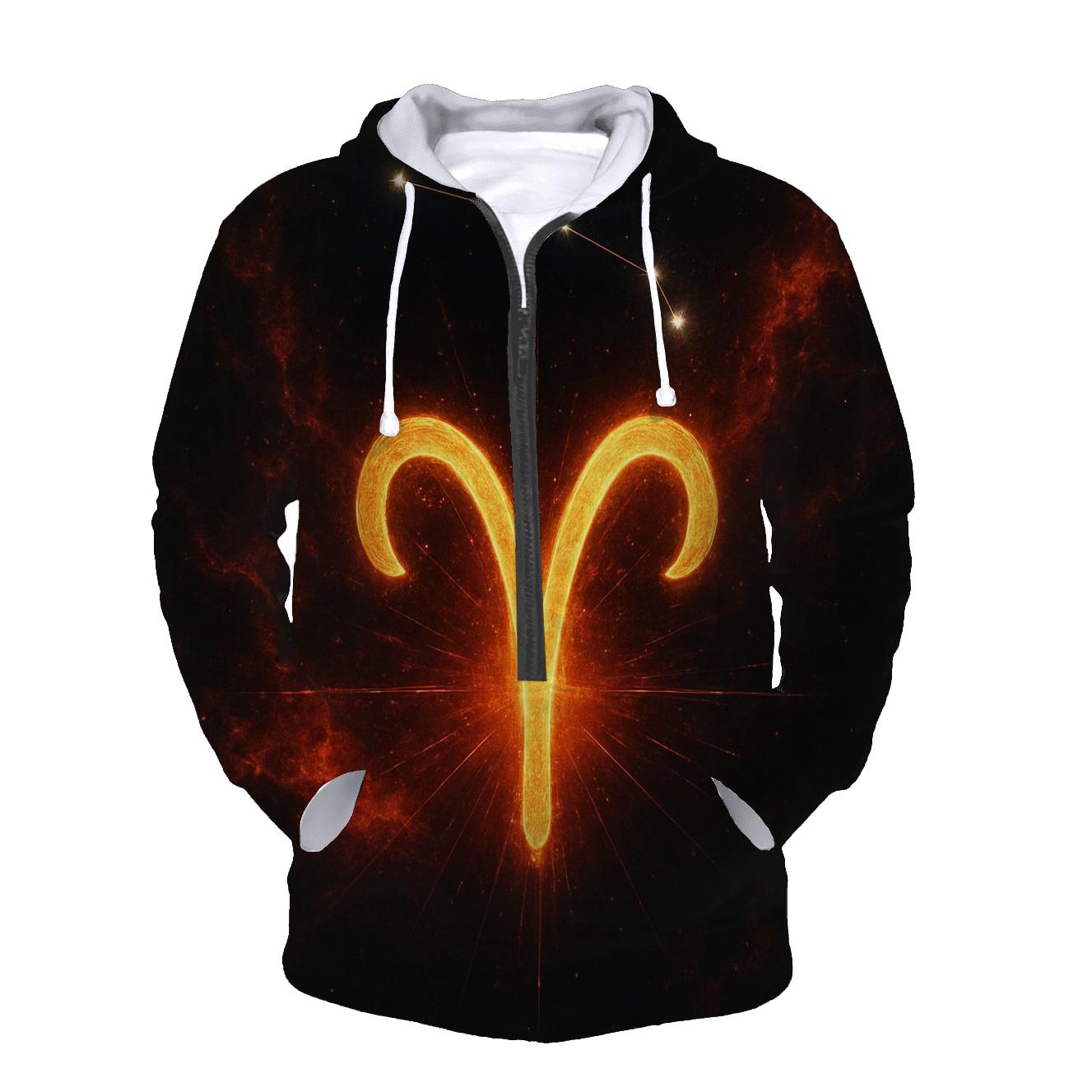 Aries Equinox Fire Glyph premium hoodies