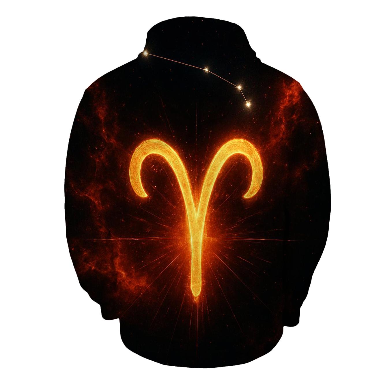 Aries Equinox Fire Glyph premium hoodies