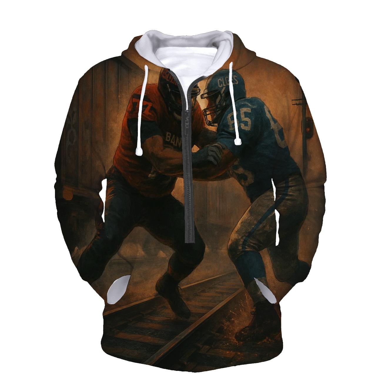 Train Yard Goal Line Clash Braves Versus Cubs hoodies fashion