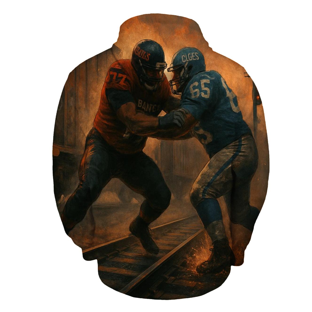 Train Yard Goal Line Clash Braves Versus Cubs hoodies fashion