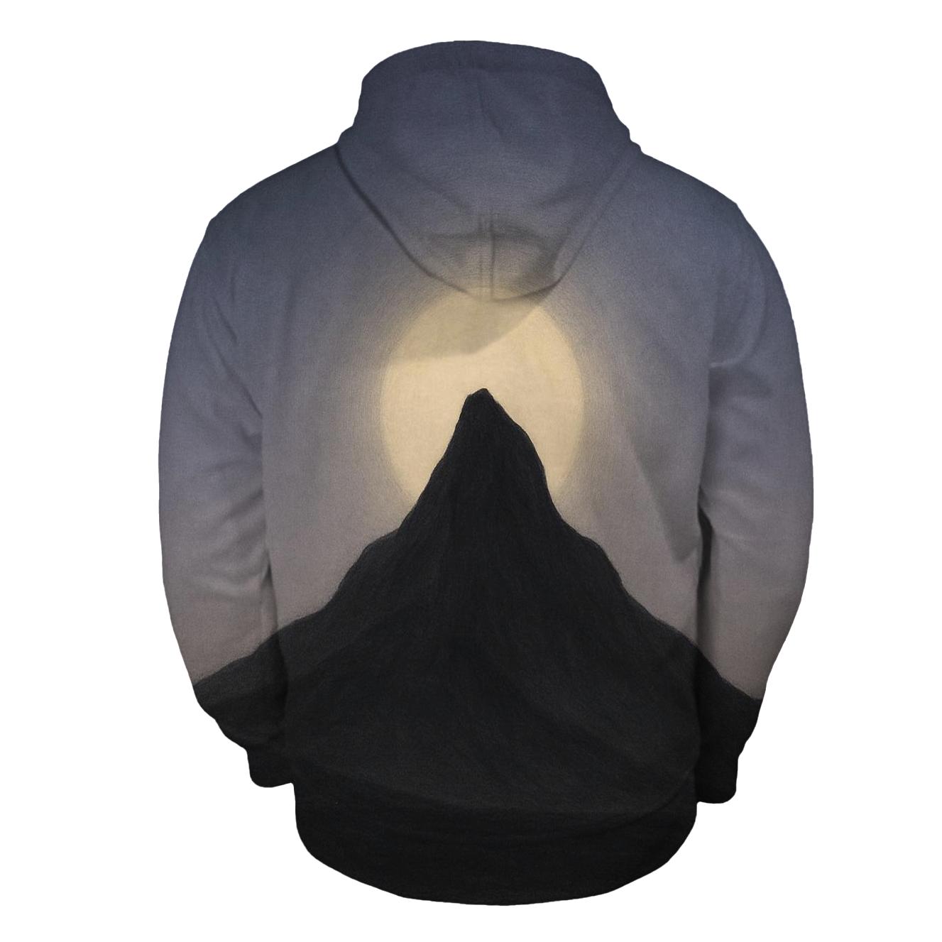 Mountain Stillness Halo premium hoodies