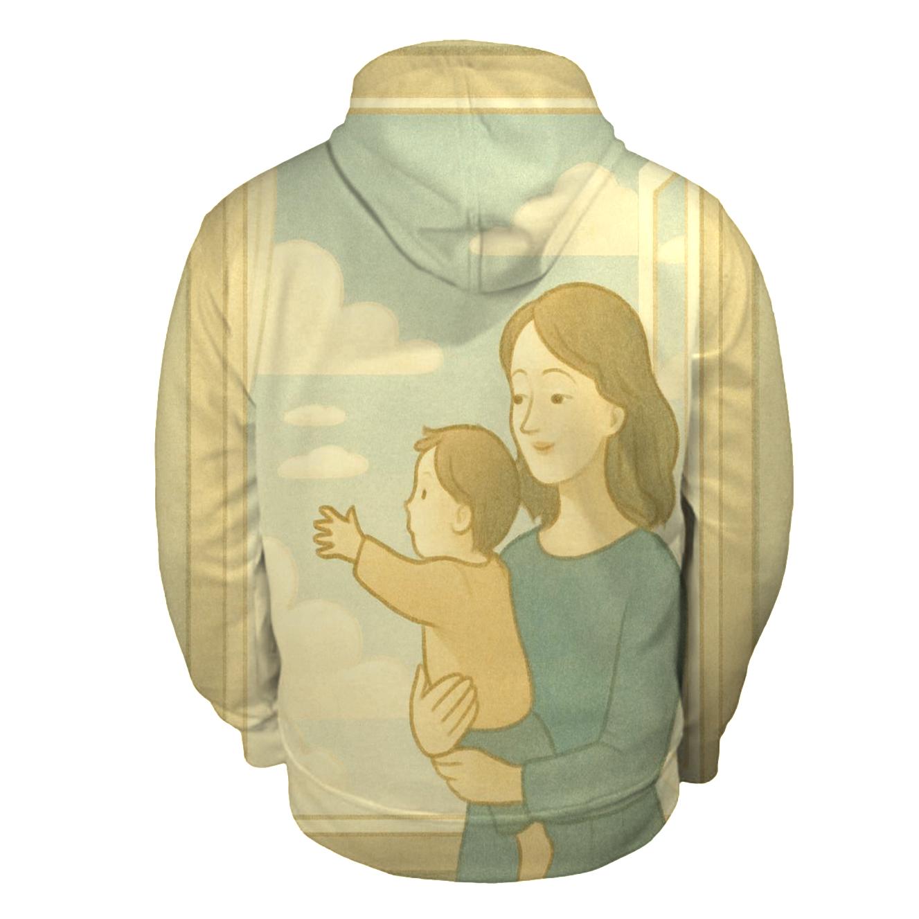 The Window She Became The Place You Learned To Be Brave custom hoodies