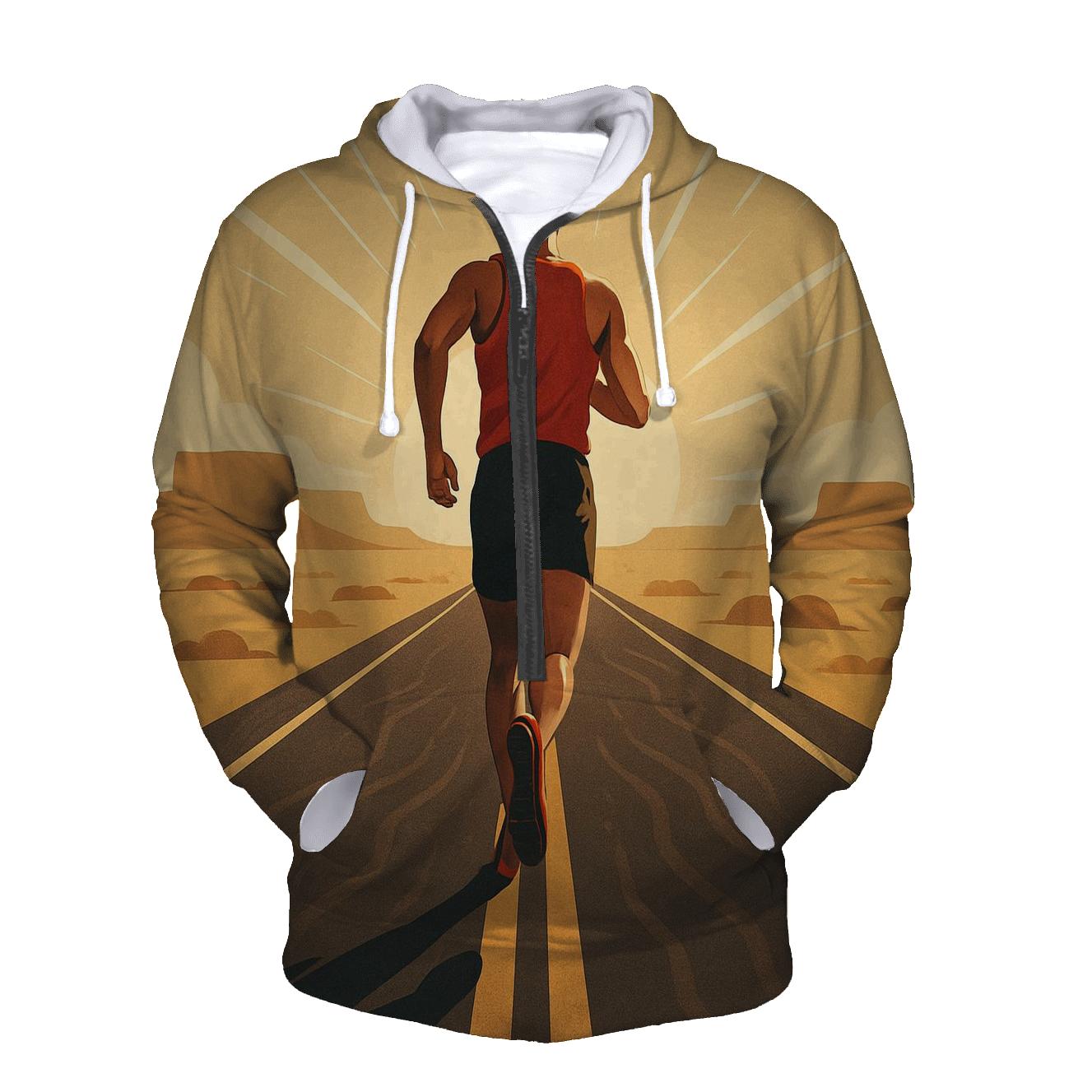 Desert Marathon Solar Flare Sprint custom hoodies