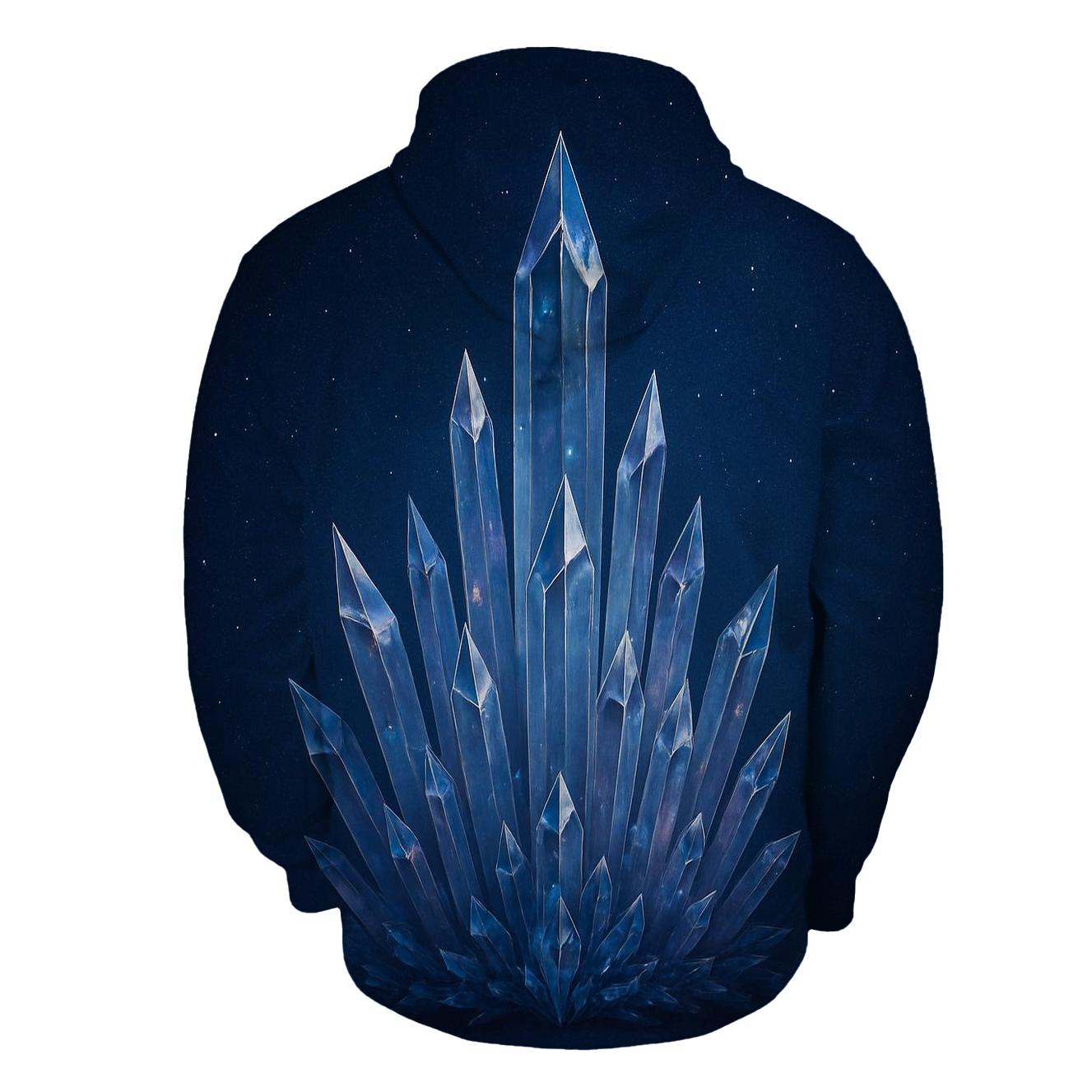Midnight Crystal Crown designer hoodies