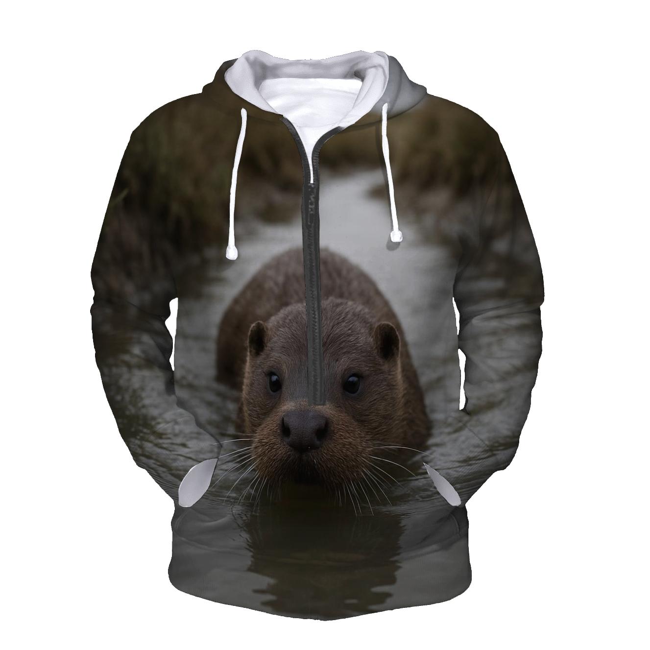 Saltmarsh Patrol European Otter premium hoodies