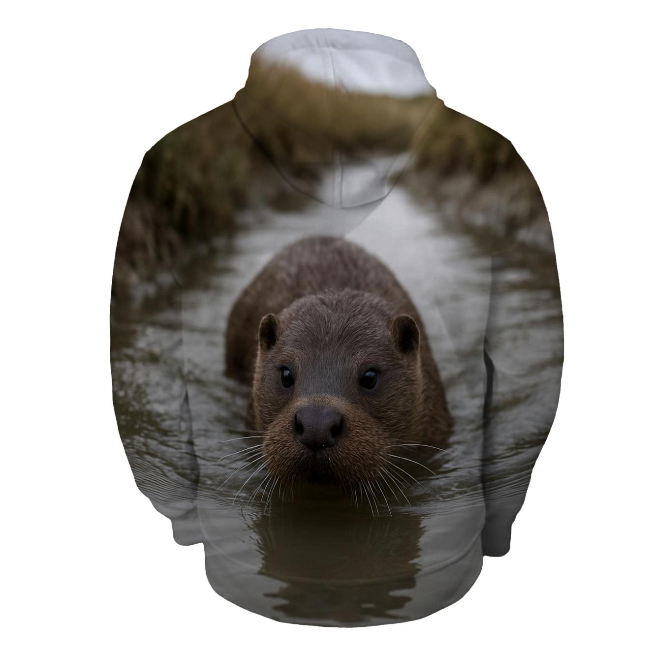 Saltmarsh Patrol European Otter premium hoodies