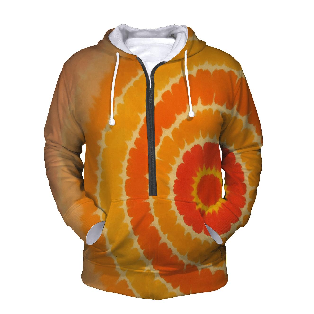 Bullseye Supernova Off Center Bloom lightweight hoodies