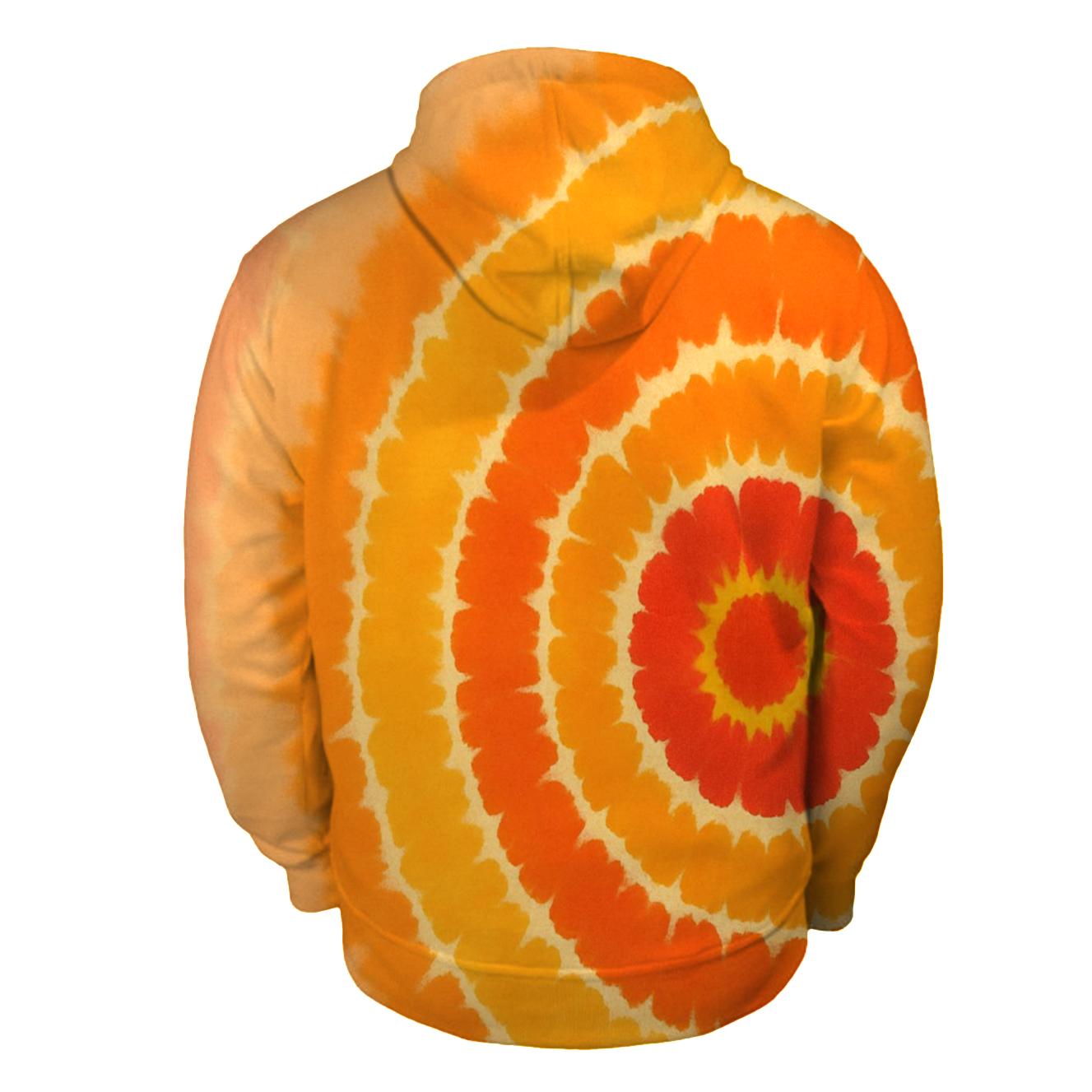 Bullseye Supernova Off Center Bloom lightweight hoodies