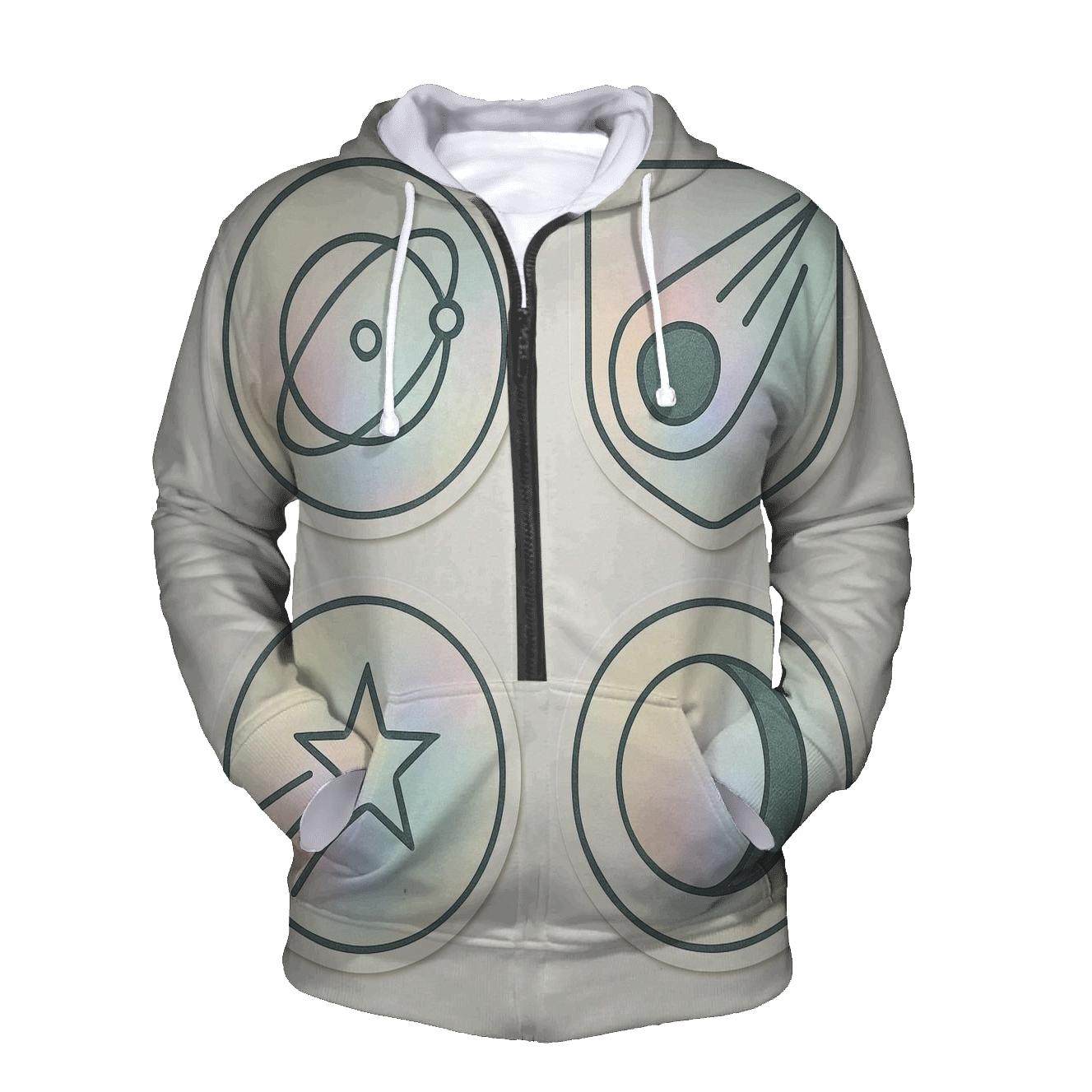 Holographic Orbit Badge Set premium hoodies