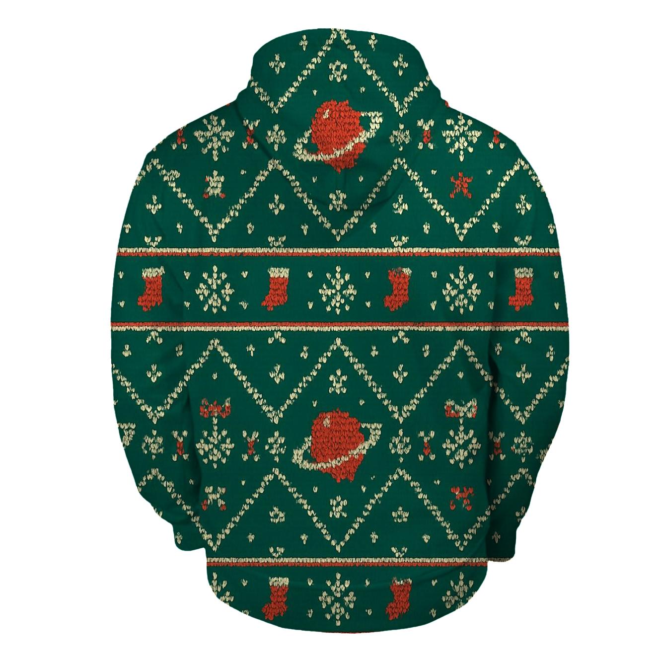 Ornament Planet Orbit Lattice Design heavyweight hoodies