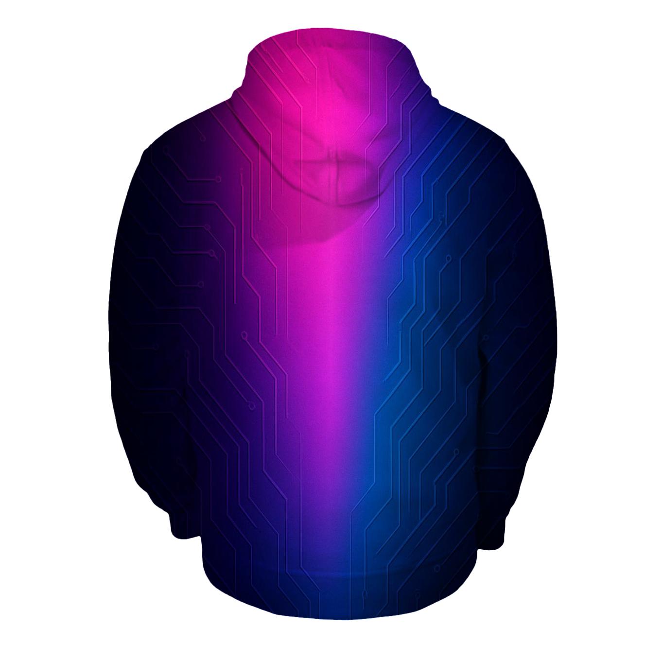 Neon Circuit Afterglow premium hoodies