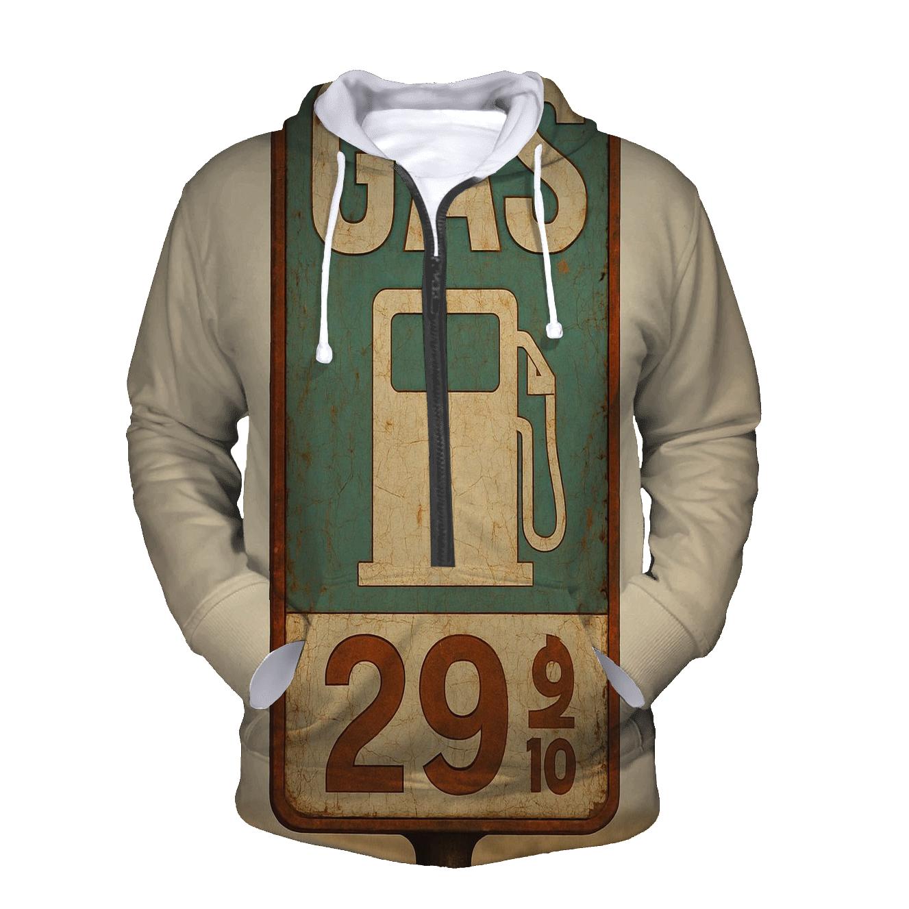 Distressed Desert Gas Station Sign hoodie styles
