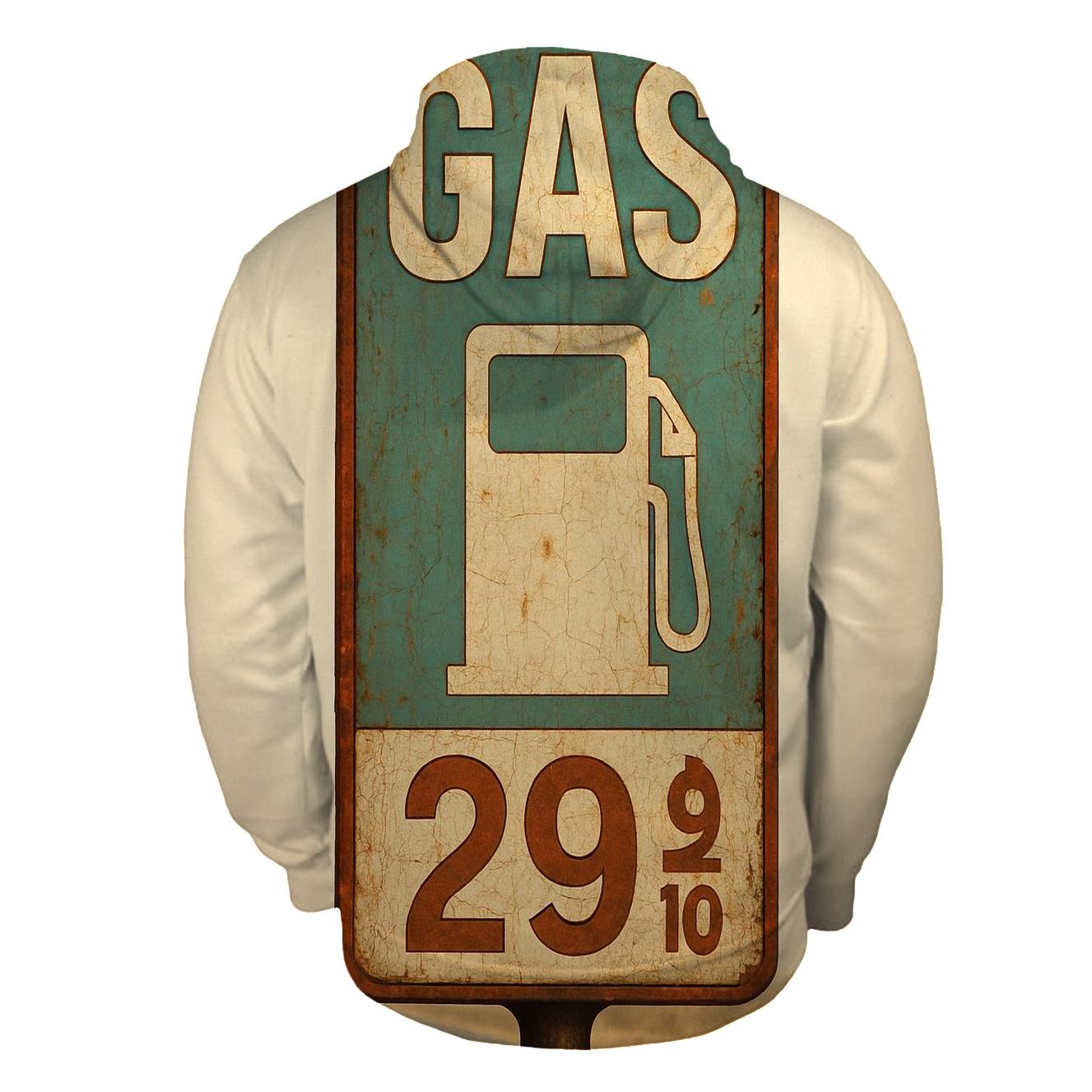 Distressed Desert Gas Station Sign hoodie styles