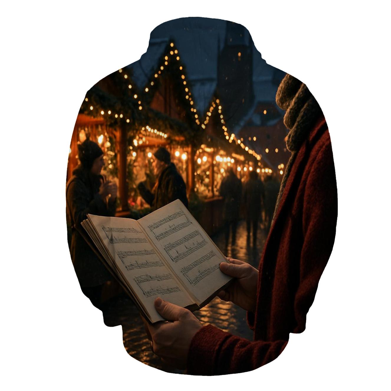 Carols By Candlelit Market Stalls hoodies fashion