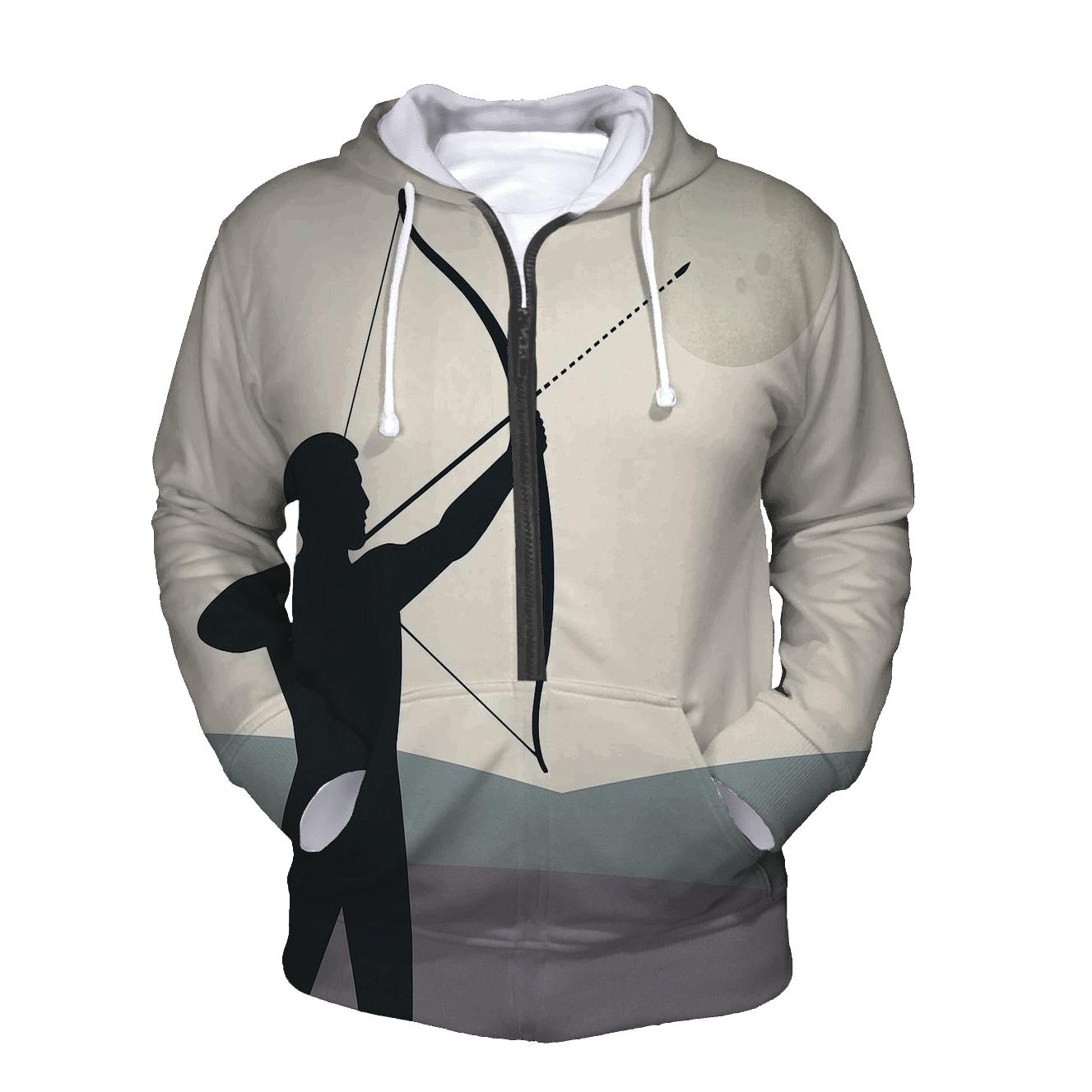 Lunar Archery Stillness hoodie designs