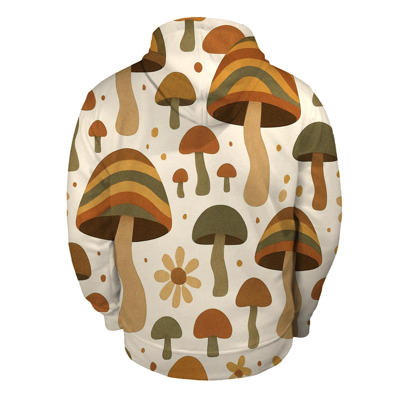 Psychedelic Mushroom Meadow hoodies fashion