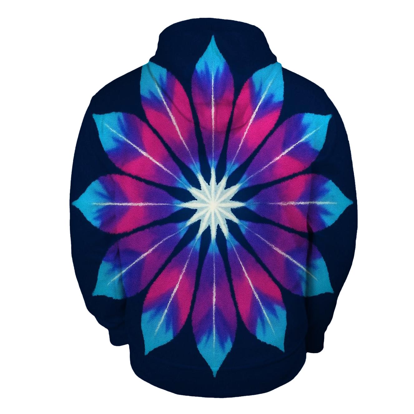 Mandala Galaxy Pinwheel Sunburst pullover hoodies