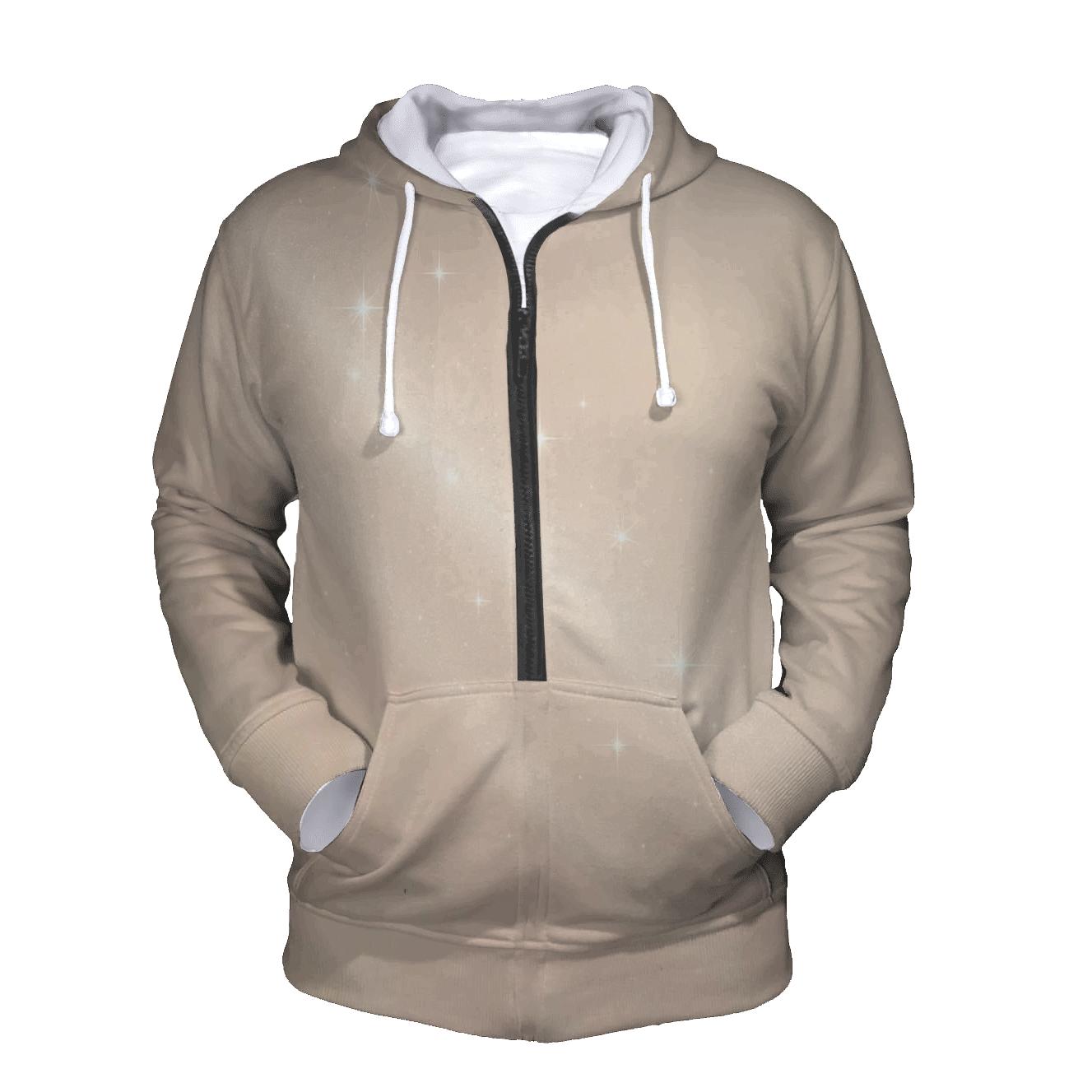 Pearl Finish Starlit Veil graphic hoodies