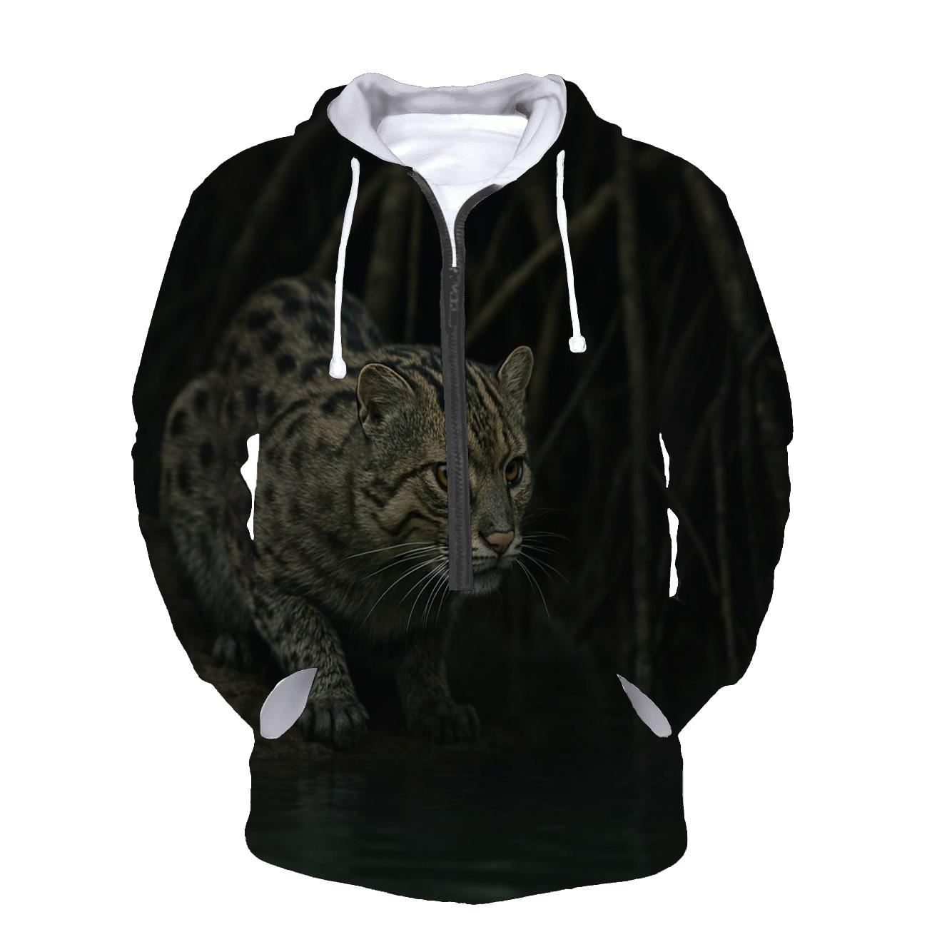 Mangrove Stillness Fishing Cat hoodie styles
