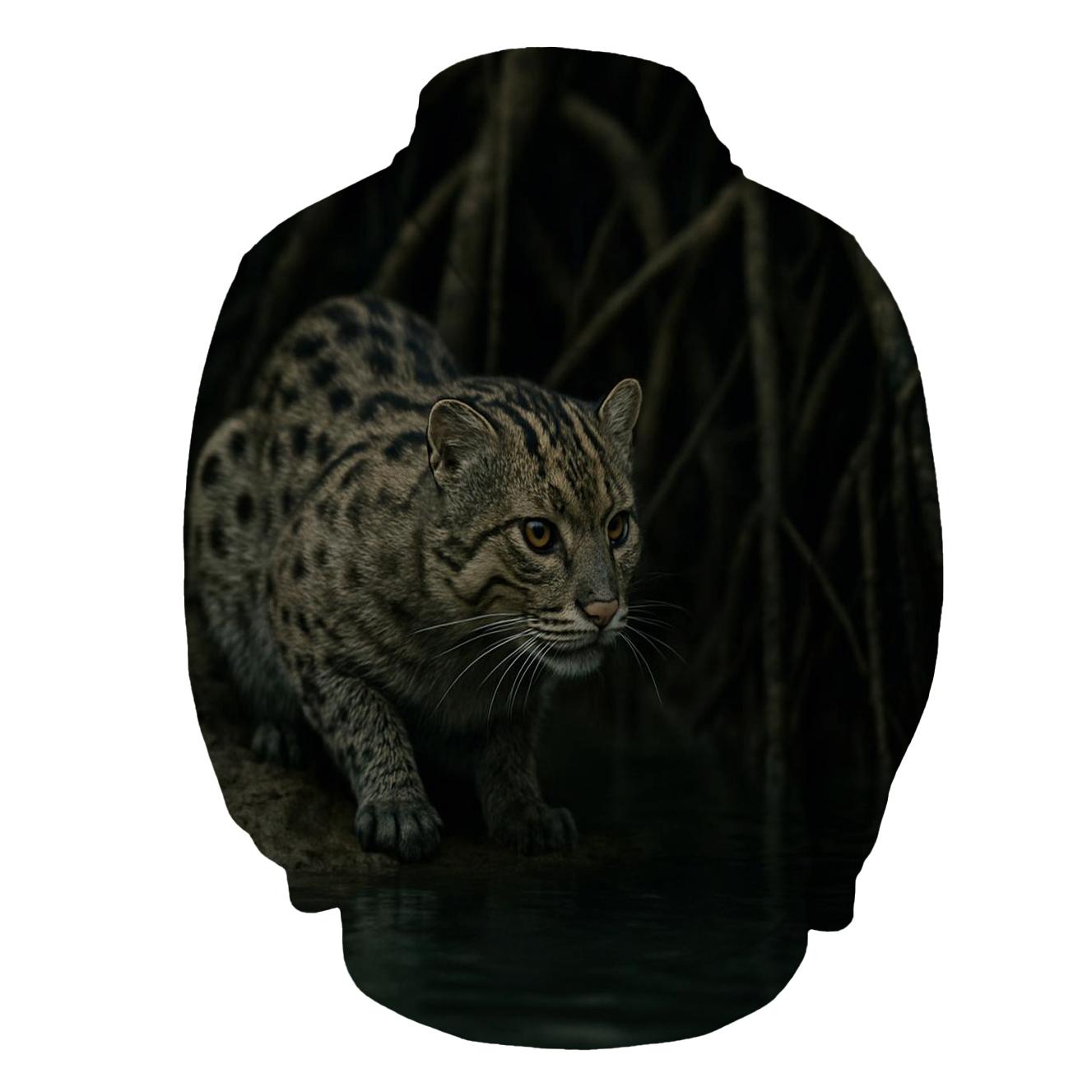 Mangrove Stillness Fishing Cat hoodie styles