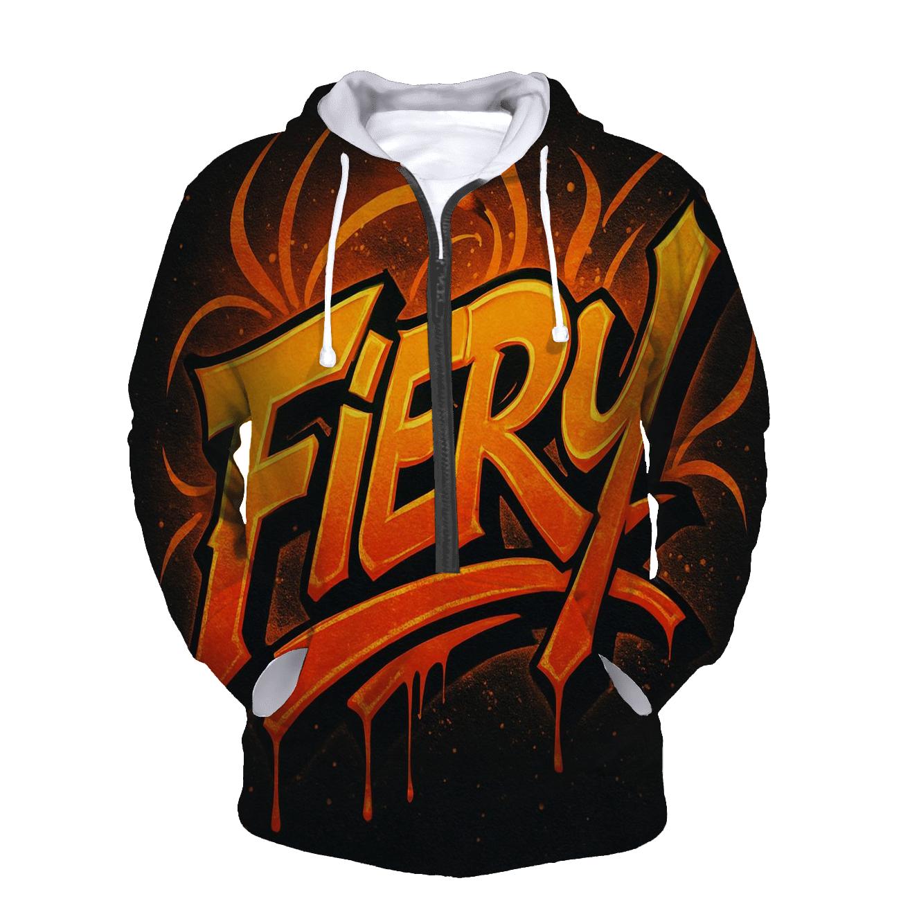 Solar Flare Streetwear Graffiti Type hoodie trends