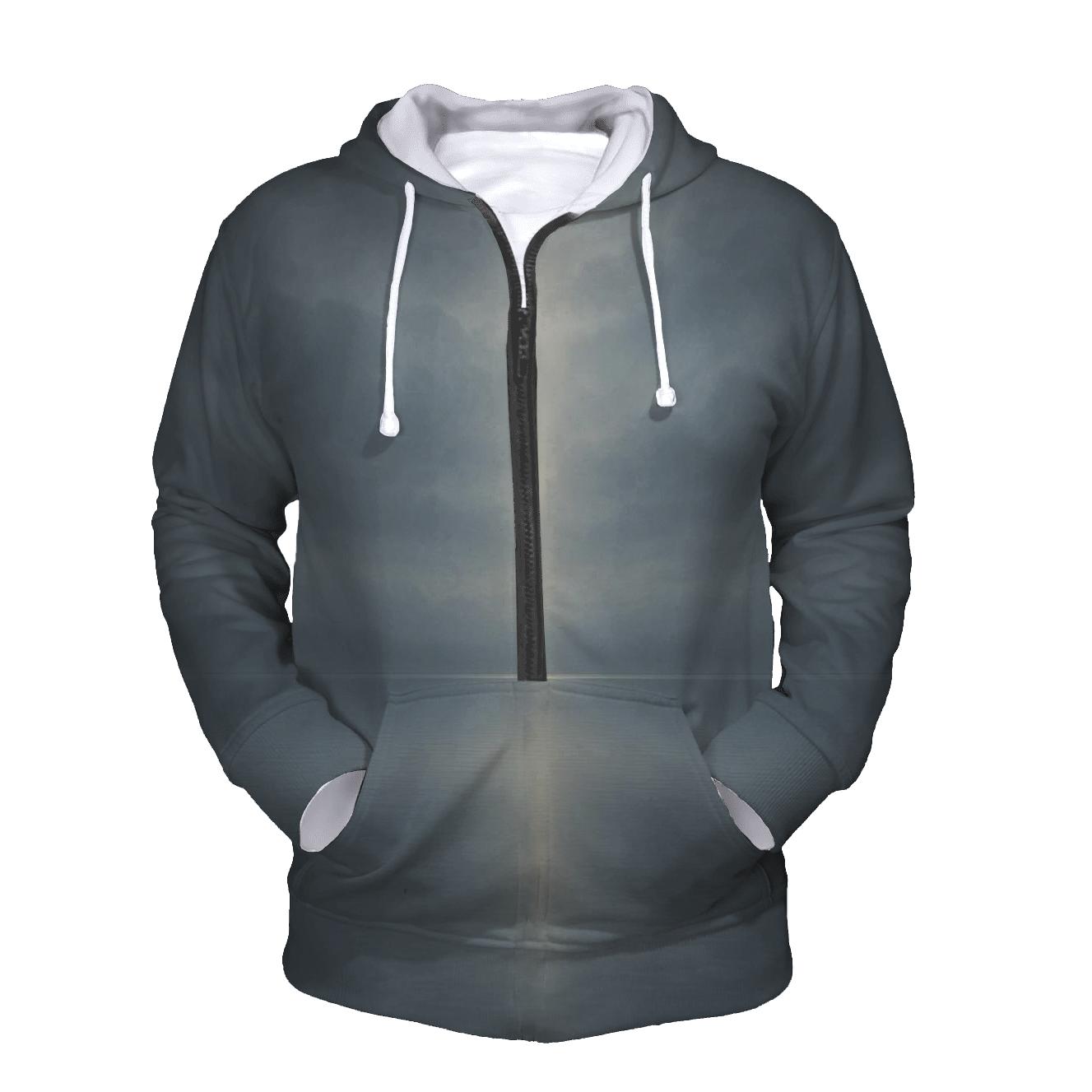 Mirror Lake Reflection Light lightweight hoodies