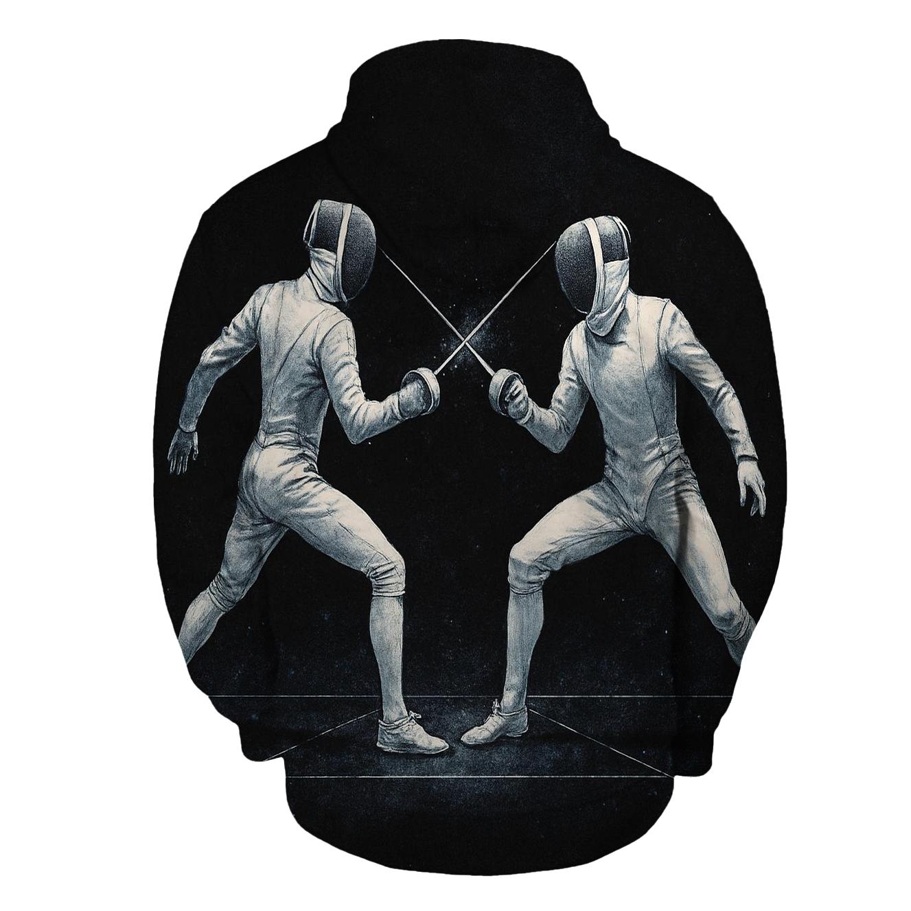 Starlit Fencing Duel hoodie trends