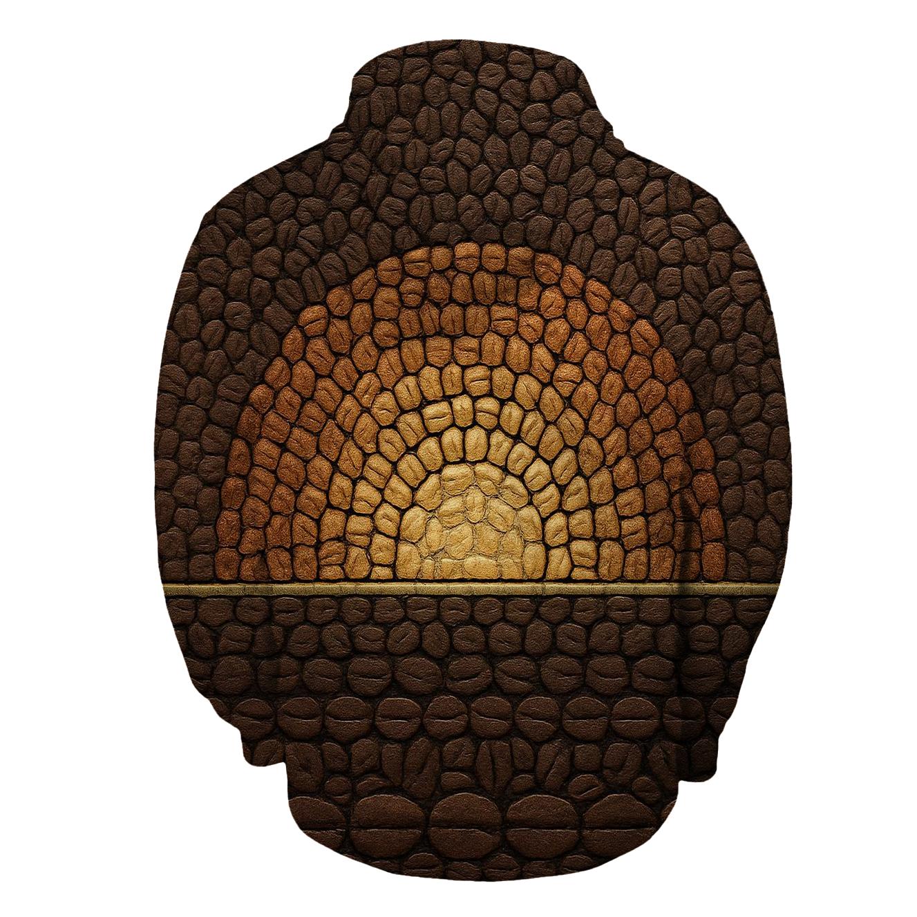 Bean Mosaic Sunrise designer hoodies