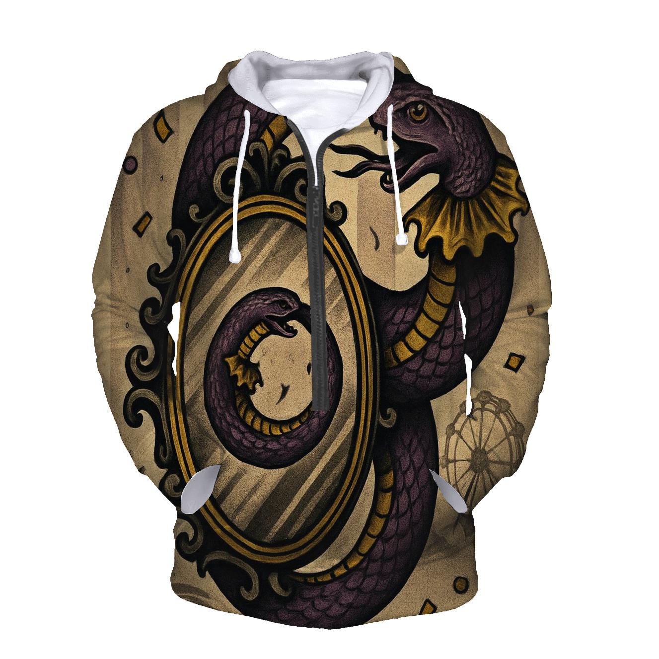 The Carnival Mirror Ouroboros hoodie styles