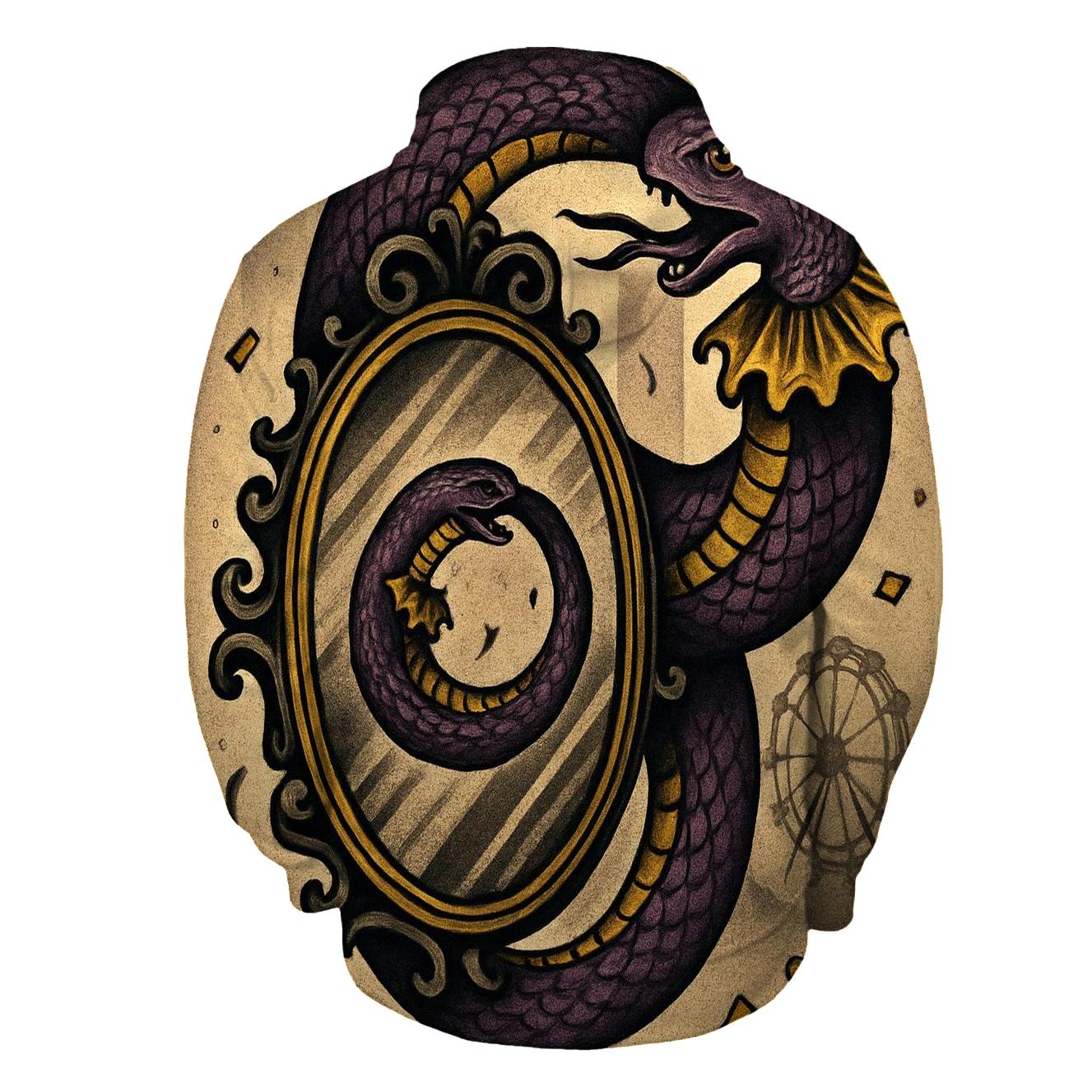 The Carnival Mirror Ouroboros hoodie styles