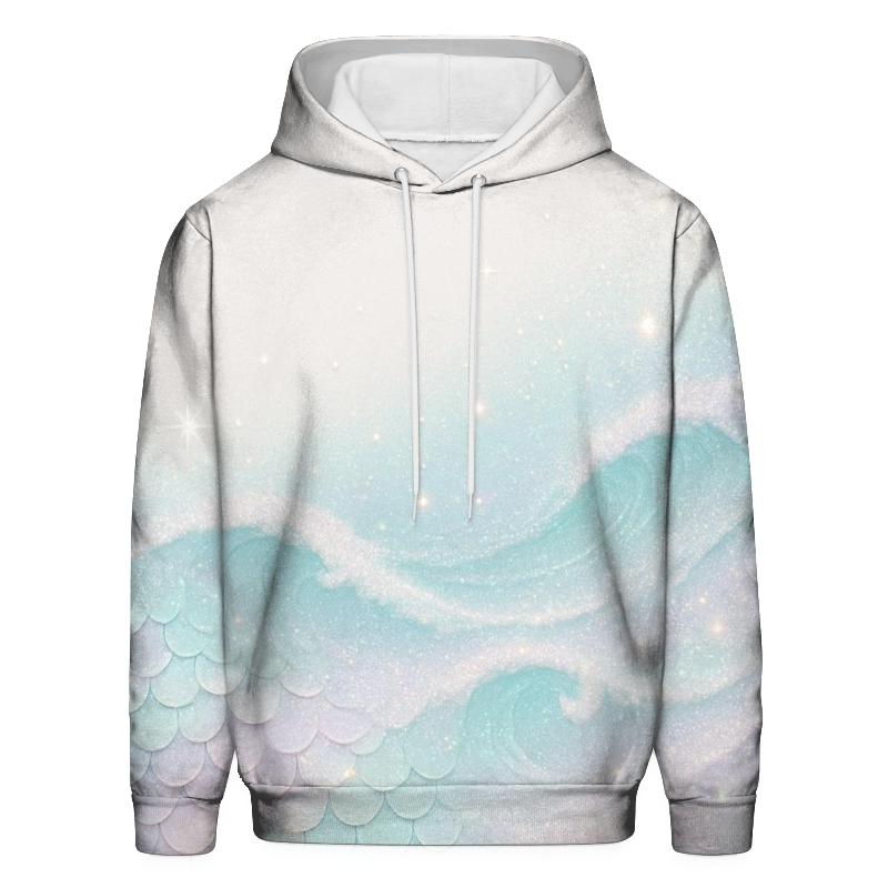 Nebula Sequin Tide graphic hoodies
