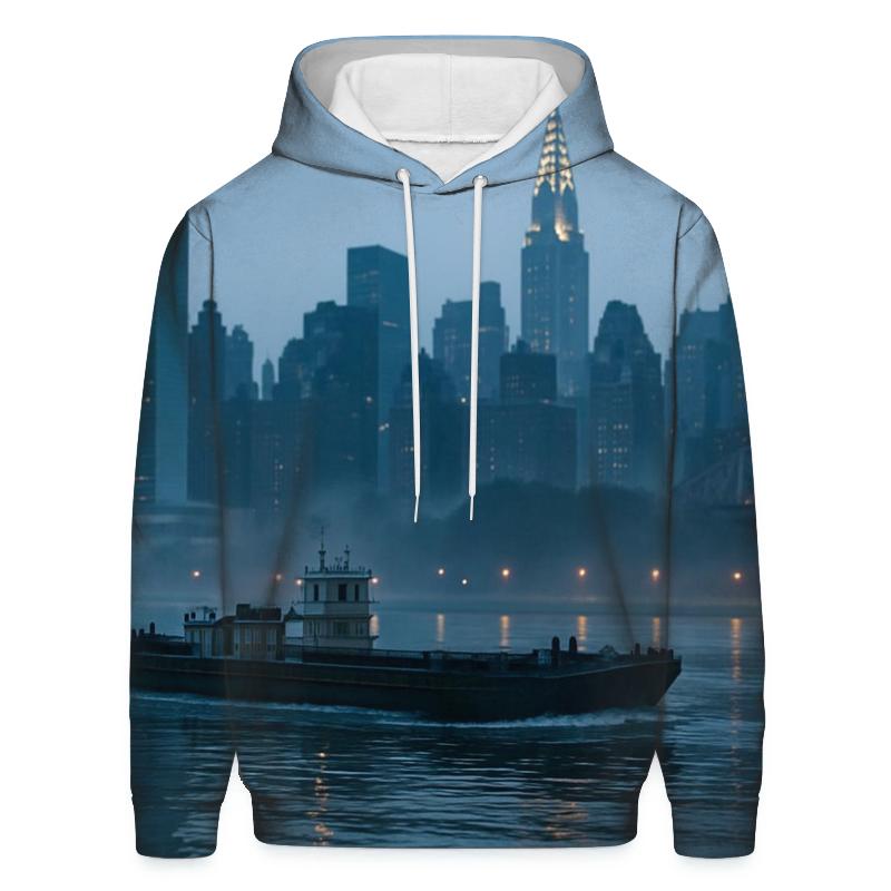 Pre Dawn East River Freight And Midtown Glow hoodie trends