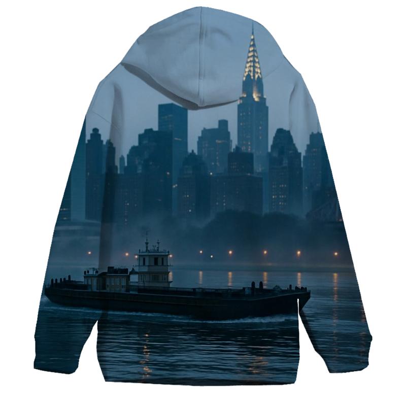 Pre Dawn East River Freight And Midtown Glow hoodie trends