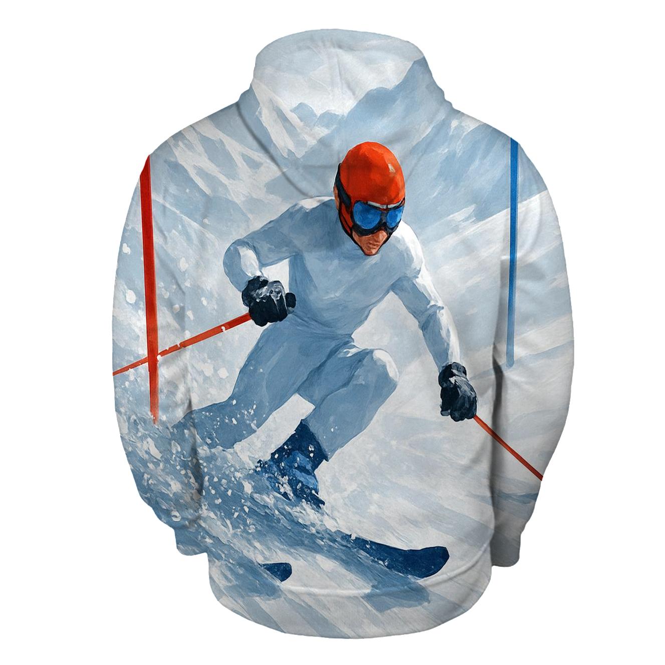 Crystal Slalom Ski Descent lightweight hoodies