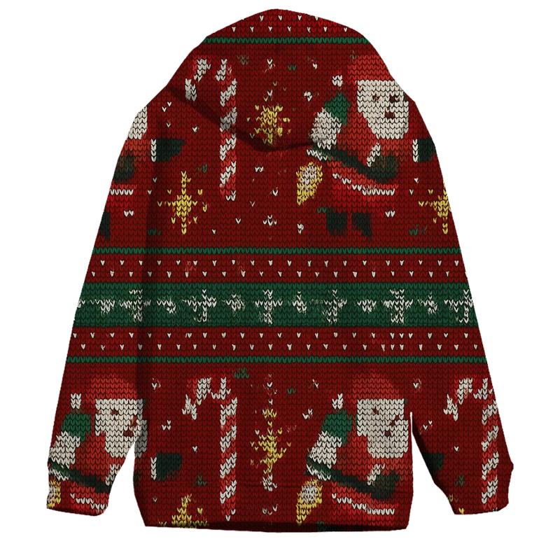 Jolly Jetpack Santa Grid Design hoodie designs