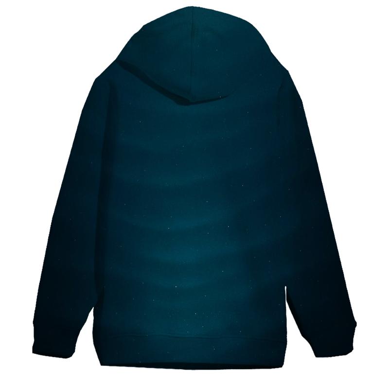 Deep Sea Bioluminescent Veil zip-up hoodies