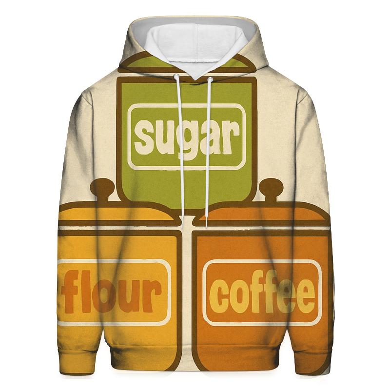 Harvest Kitchen Canister Labels graphic hoodies