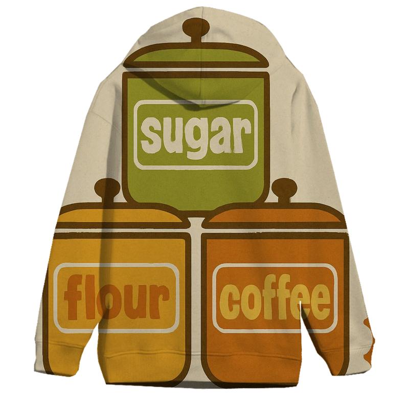 Harvest Kitchen Canister Labels graphic hoodies
