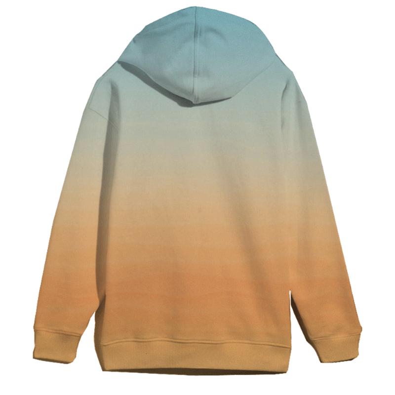 Desert Heat Haze Gradient designer hoodies