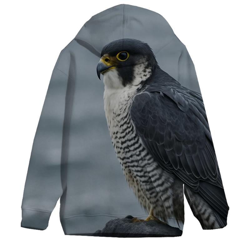 Basalt Perch Sentinel Peregrine Falcon hoodie styles