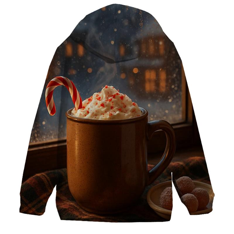 Sugarplum Window Snowfall hoodies fashion