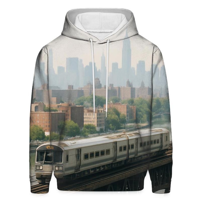 Summer Haze From Harlem River Rail Viaduct custom hoodies
