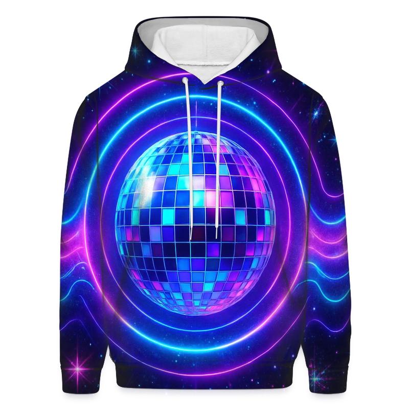 Electric Aurora Disco Halo hoodie designs