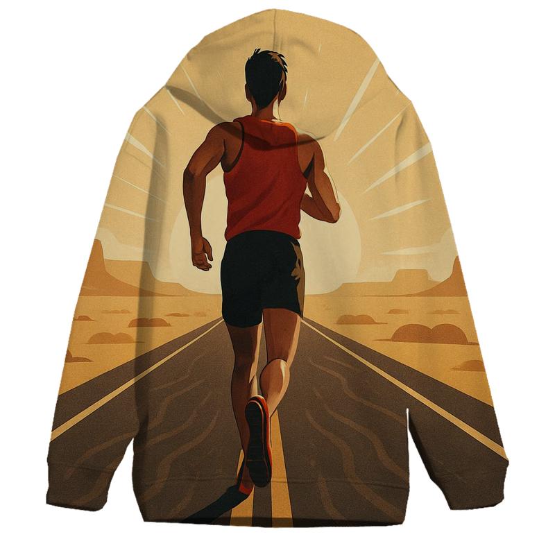 Desert Marathon Solar Flare Sprint printed hoodies