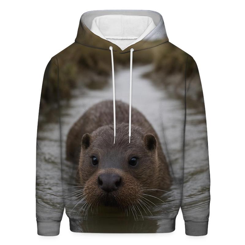 Saltmarsh Patrol European Otter designer hoodies